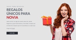 Regalos Para Novia: Plantilla HTML5 Personalizada