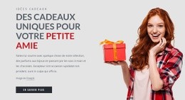 Cadeaux Pour Petite Amie – Modèle Personnalisable