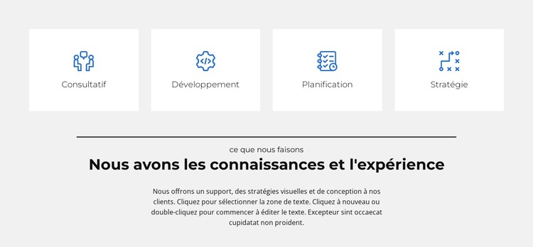 Nous avons nos propres règles Modèle de site Web