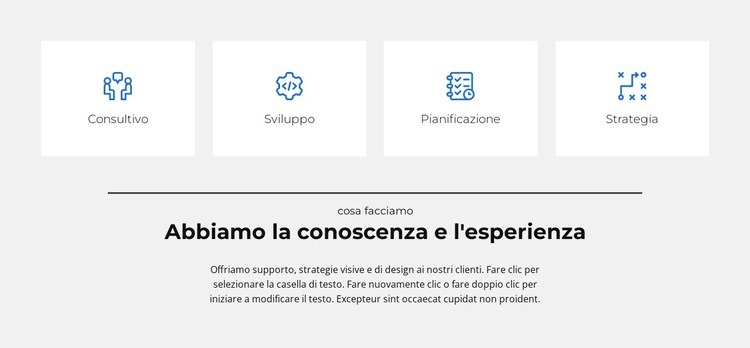 Abbiamo le nostre regole Mockup del sito web