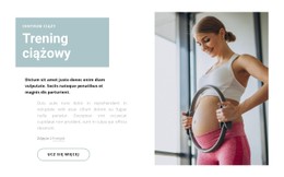 Szablon Strony Docelowej Trening Ciążowy