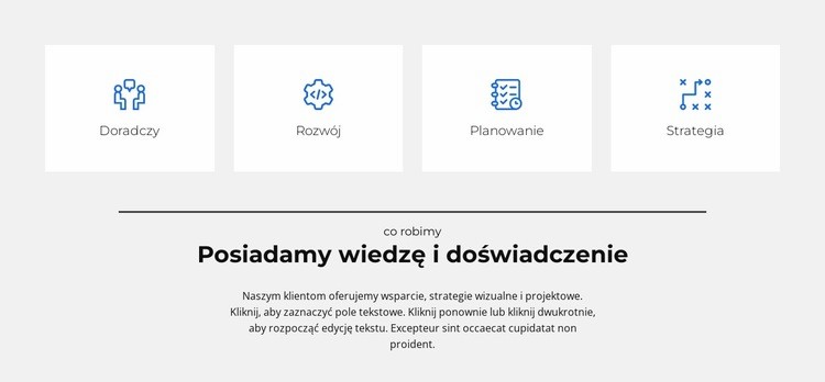 Mamy swoje własne zasady Szablon HTML5