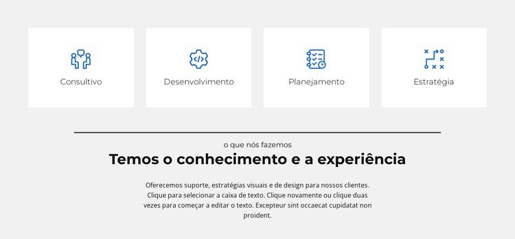 Nós temos nossas próprias regras Design do site