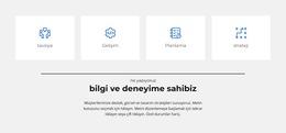 Bizim Kendi Kurallarımız Var - Basit Web Sitesi Şablonu