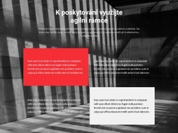 Čtyři Texty O Nás – Šablona HTML A CSS