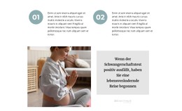 Perfekter Schwangerschaftsratgeber – Beste CSS-Vorlage