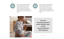 Perfekter Schwangerschaftsratgeber – Beste CSS-Vorlage