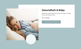 Lebensstil In Der Schwangerschaft – Fertiges Website-Design