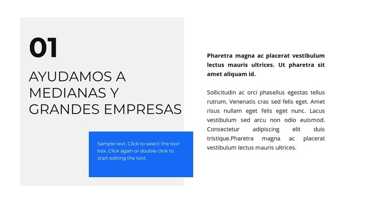 Ayuda en los negocios Plantilla HTML