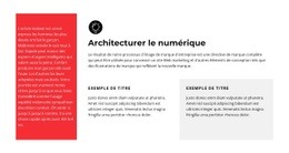 Textes Dans Différentes Cellules - Maquette De Site Web Personnalisée