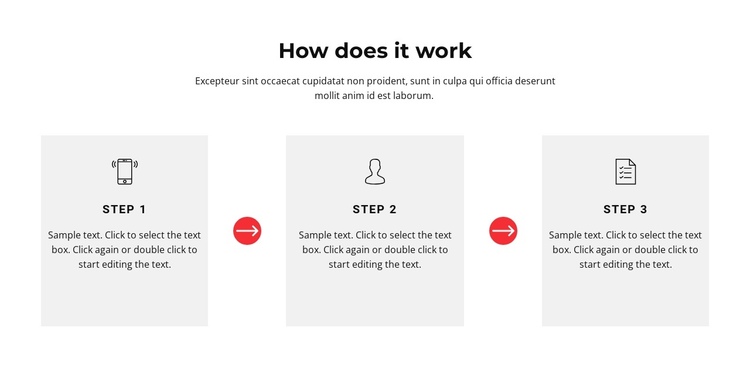 The points One Page Template