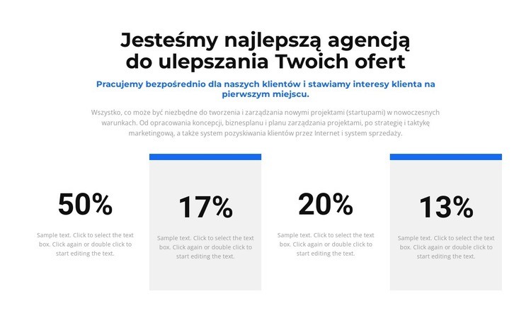 Nasz licznik zasług Makieta strony internetowej