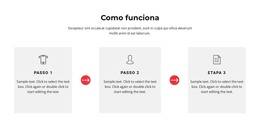 Design De Página HTML Para Os Pontos