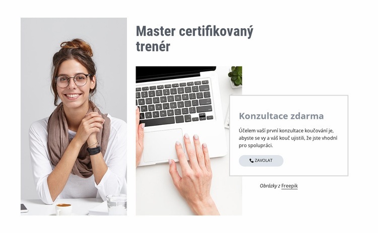 Master certifikovaný trenér Šablona HTML