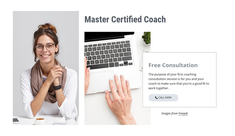 Master Certified Coach Elementor Template Alternative
