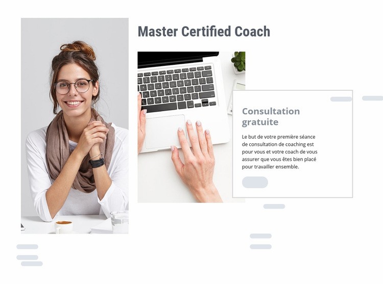 Master Certified Coach Maquette de site Web