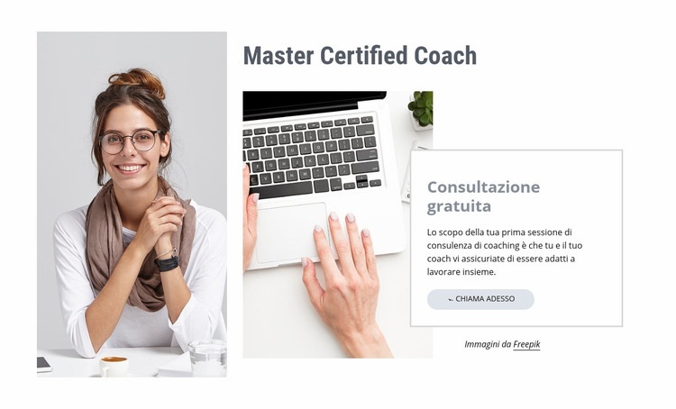 Master Certified Coach Costruttore di siti web HTML