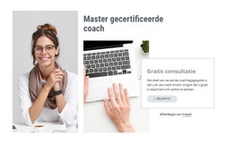 Master Gecertificeerde Coach - Moderne Bestemmingspagina