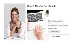 Coach Master Certificado - Maquete De Site Profissional Personalizável