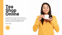 Tea Shop Online Html Template