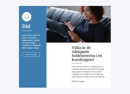 Support För Livechatt - Webbsidamall