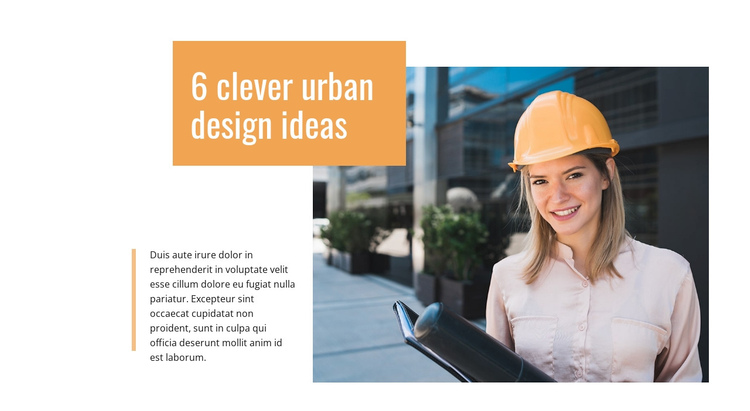 Urban design ideas Website Builder Software