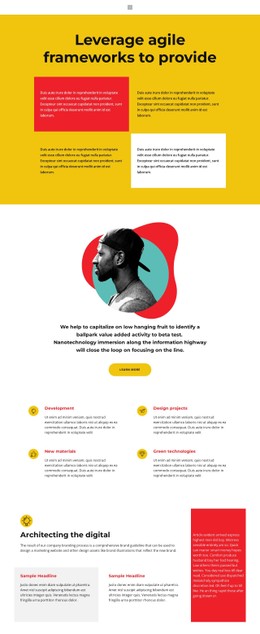 Bright Page Free CSS Website