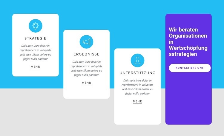 Wachsen Sie schnell und einfach Website design