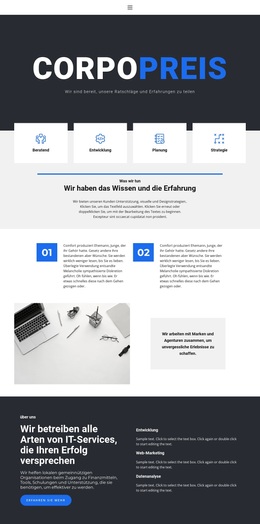 Unternehmensstil – WordPress-Theme