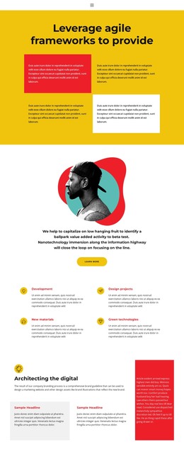 Bright Page - Bootstrap Template