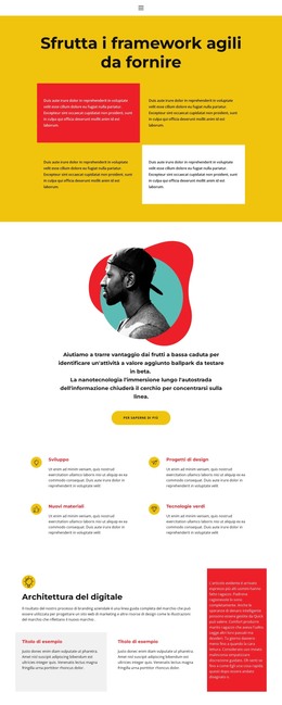 Pagina Luminosa - Modello Bootstrap