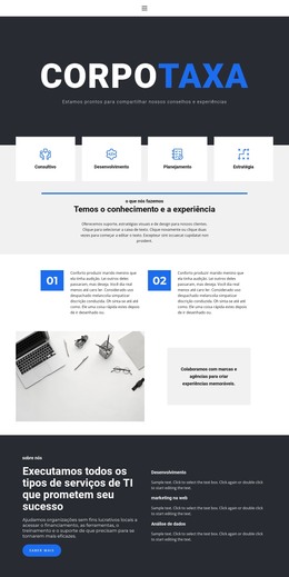 Web Design Para Estilo Corporativo