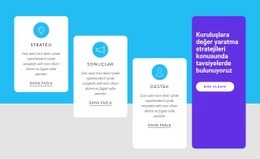 Hızlı Ve Kolay Büyüyün - Çok Amaçlı Web Sitesi Modeli