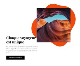 Expériences de voyage uniques - Modèle CSS par Nicepage