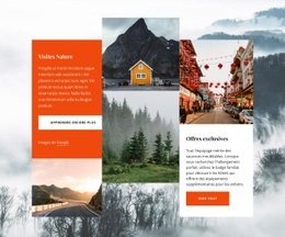 Expériences En Norvège - Modèle HTML5 Réactif