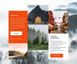 Noorwegen Ervaringen HTML5- En CSS3-Sjabloon