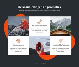 Reisaanbiedingen - Premium Joomla-Sjabloon