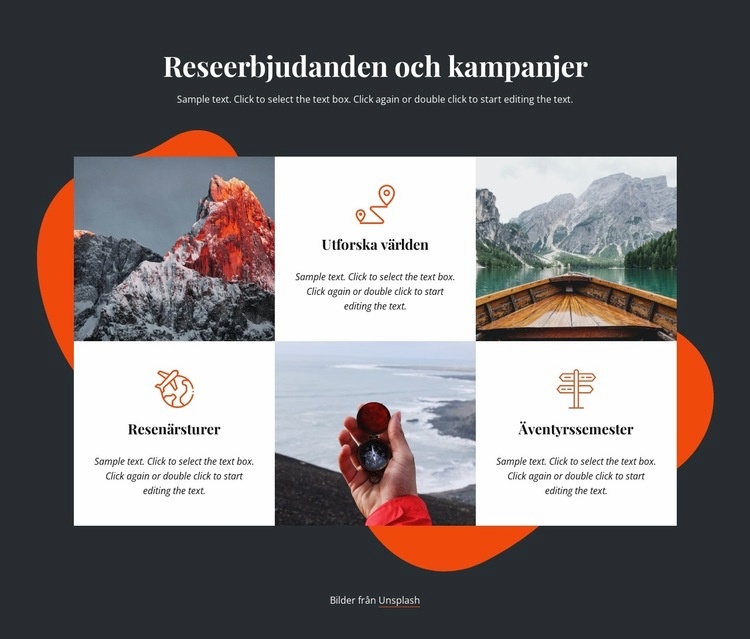 Reseerbjudanden WordPress -tema