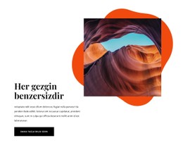 Eşsiz Seyahat Deneyimleri Temiz Ve Minimal Şablon