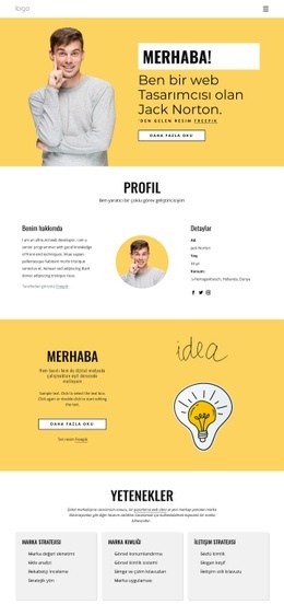 Ben Bir Web Tasarımcısıyım Sayfa Fotoğraf Portföyü