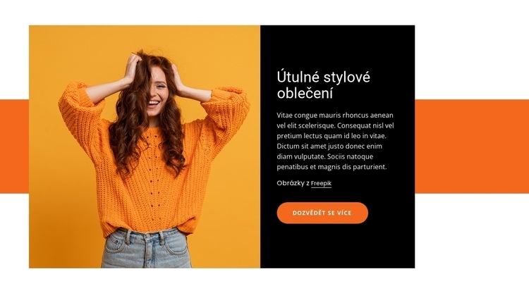 Útulný a oblečení Šablona CSS