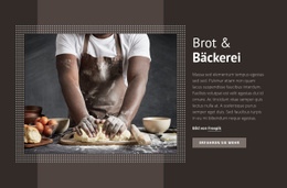 Brot & Bäckerei - Kreatives, Vielseitiges Website-Modell