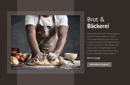 Brot & Bäckerei - Kostenlose Website-Vorlage