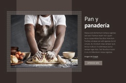 Pan Y Panadería: Plantilla De Página HTML
