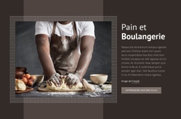 Pain Et Boulangerie - Modèle De Site Web Gratuit
