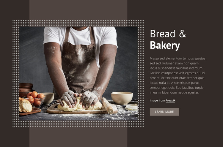 Bread & Bakery HTML5 Template