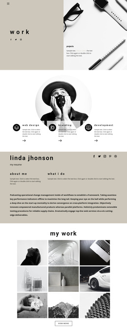 Art Space Resume - Responsive Joomla Website Designer