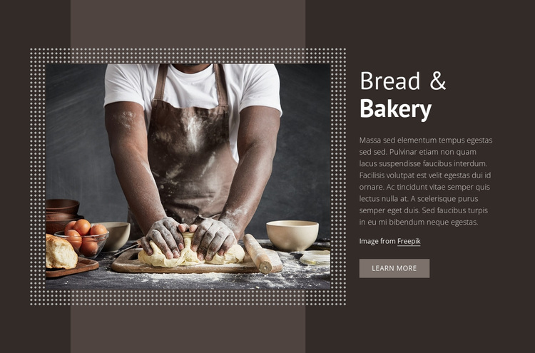 Bread & Bakery Joomla Page Builder