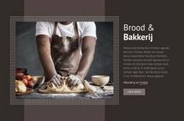 Exclusieve HTML5-Sjabloon Voor Brood En Bakkerij