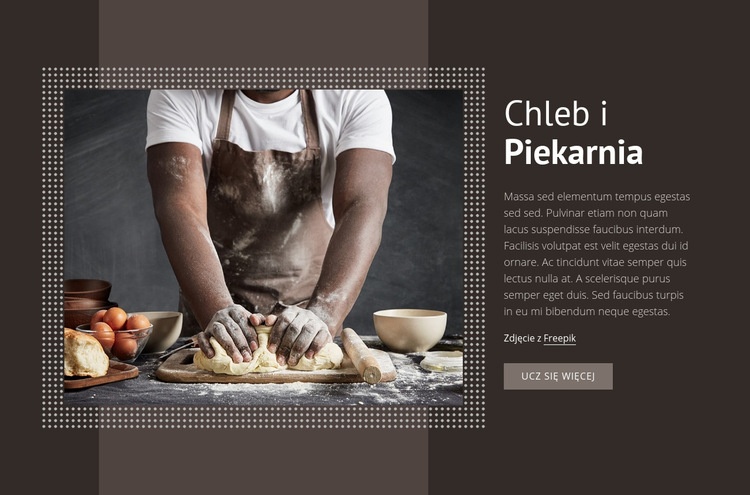 Chleb i piekarnia Motyw WordPress